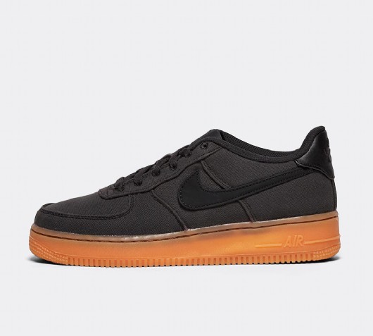 air force 1 lv8 trainers black gum
