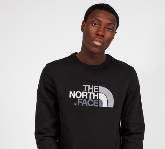 the north face sweatshirt black