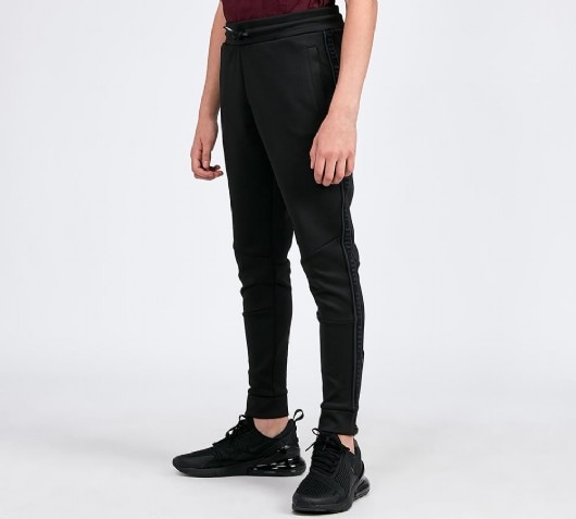 Rascal Junior Echo Taped Poly Pant | Black | Footasylum