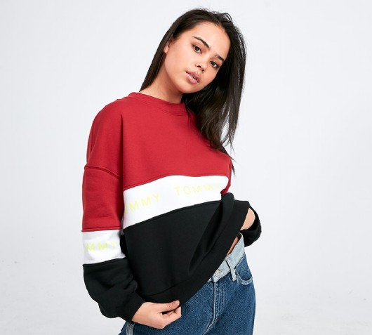 Womens Colourblock Sweatshirt