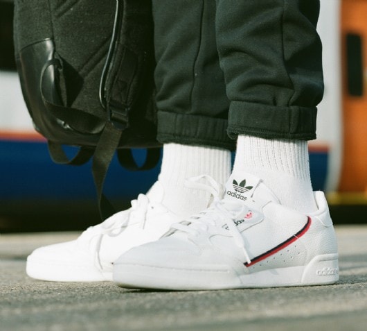 kighul Playful Normalt adidas Originals Continental 80 Trainer | White / Scarlet / Navy |  Footasylum