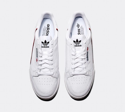 adidas continental 80 white trainers