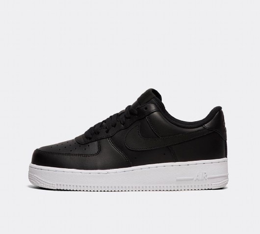 nike air force 1 07 trainers black black white f