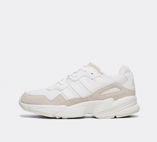 adidas originals infant white yung 1 trainers
