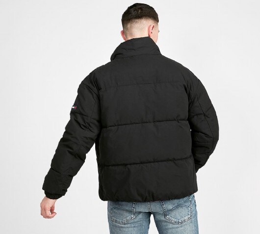 tommy jeans hoodless puffer jacket