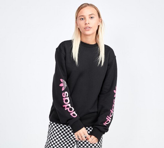 adidas crew neck sweatshirt womens