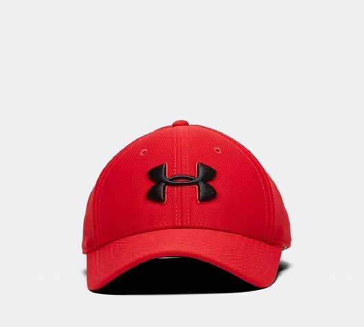 black and red under armour hat