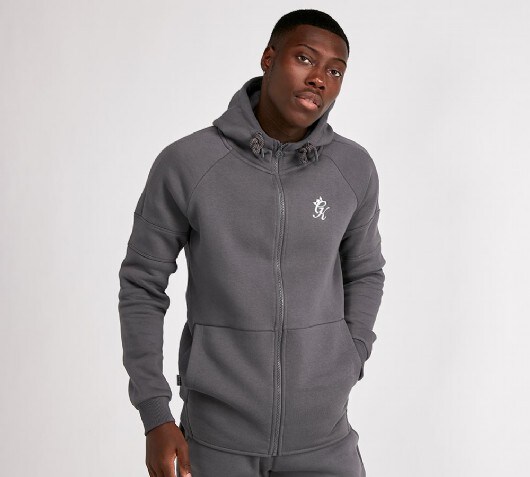 grey gym king hoodie