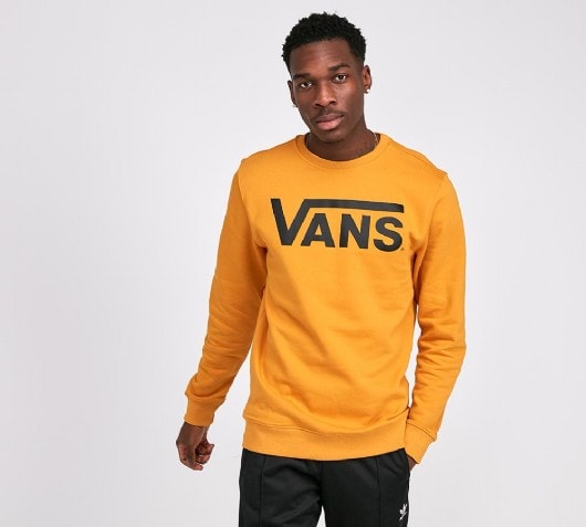 black and yellow vans hoodie