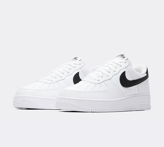 men's air force 1 white and black