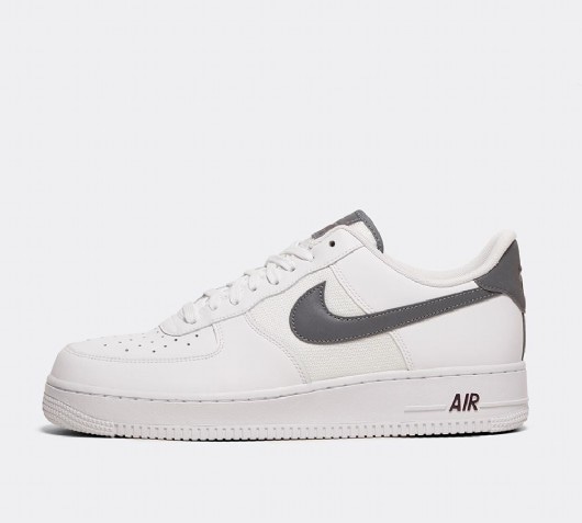 white & grey air force 1 lv8 trainers