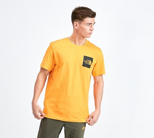 The North Face Fine T-Shirt | Zinna Orange | Footasylum