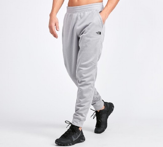 light grey north face joggers