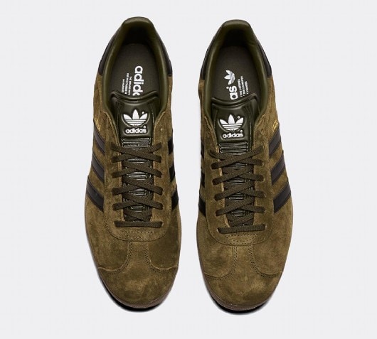 adidas gazelle night olive