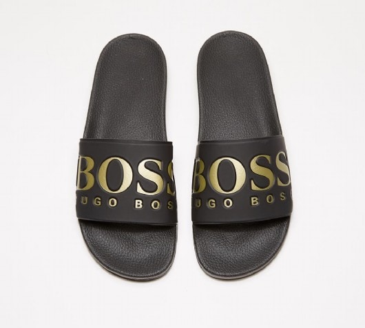 black and gold boss sliders