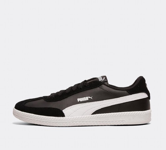 astro cup leather trainers