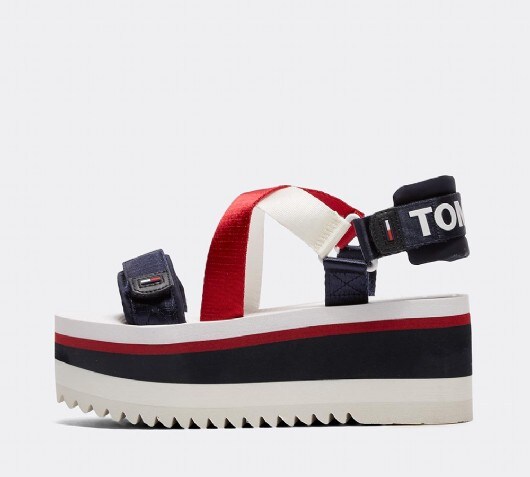 tommy hilfiger flatform sandals