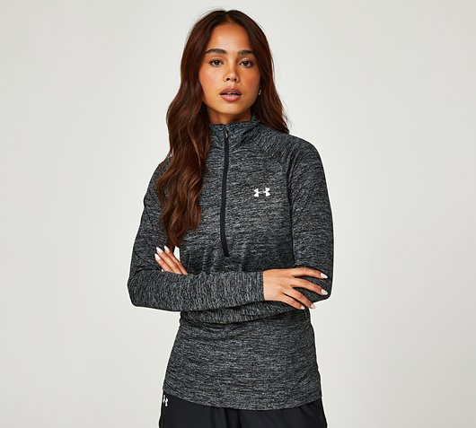 Under Armour - Womens Tech Twist Half Zip T-Shirt