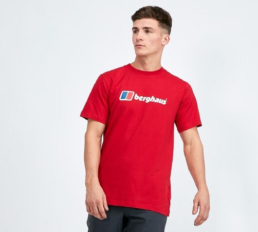 red berghaus t shirt