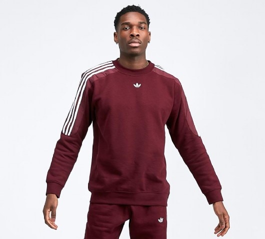 adidas originals burgundy hoodie