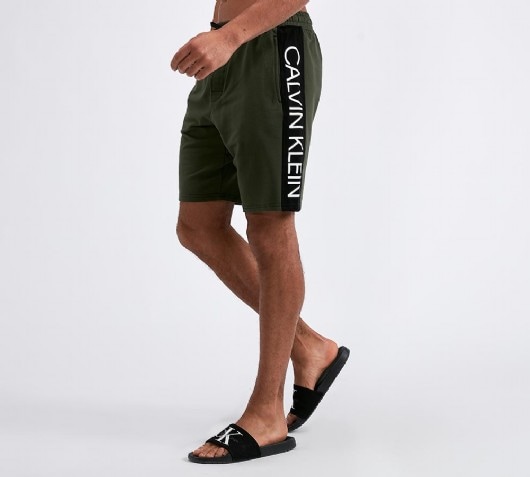 calvin klein green shorts