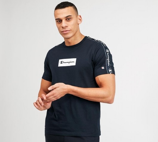 Champion Evo Taped T-Shirt | Navy 