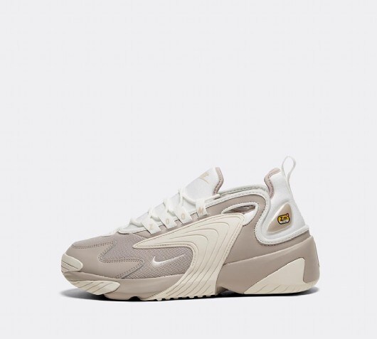 nike beige and white zoom 2k trainers