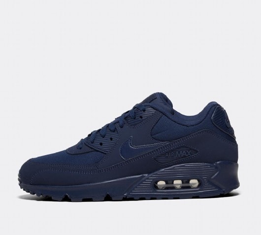 all navy nike trainers