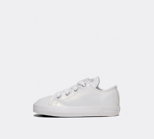 Converse Nursery Chuck Taylor All Star Ox Trainer | White / Metallic |  Footasylum