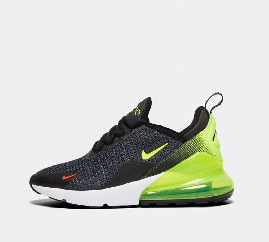 nike air max 270 junior black and green