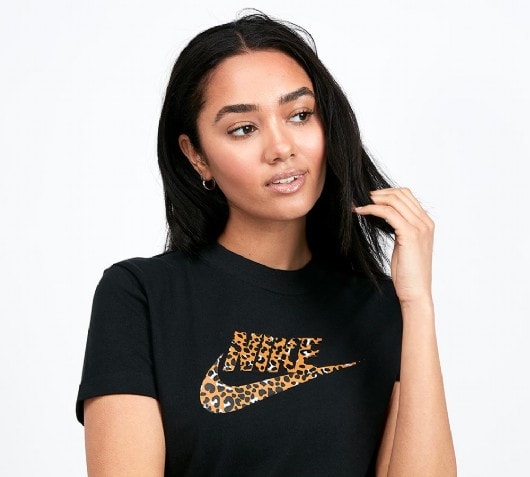 nike cheetah print shirt