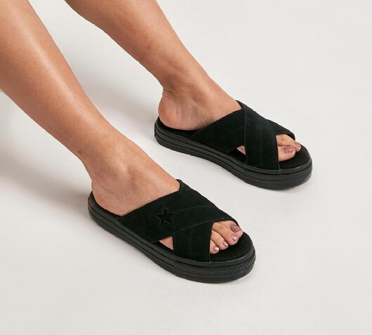 womens one strap sandal