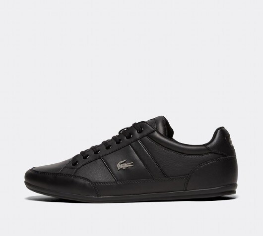 lacoste chaymon trainers black