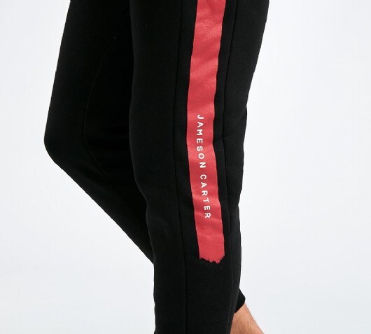 jameson carter paint stripe track pants
