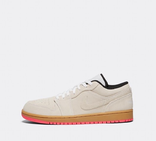 nike air jordan 1 low trainers in white