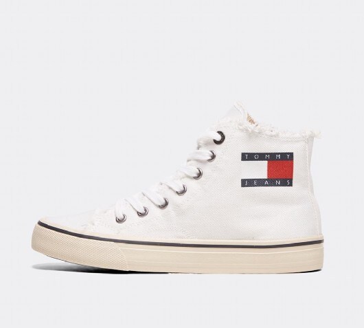 tommy hilfiger high top trainers womens