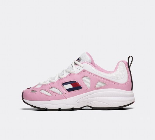 pink tommy hilfiger trainers