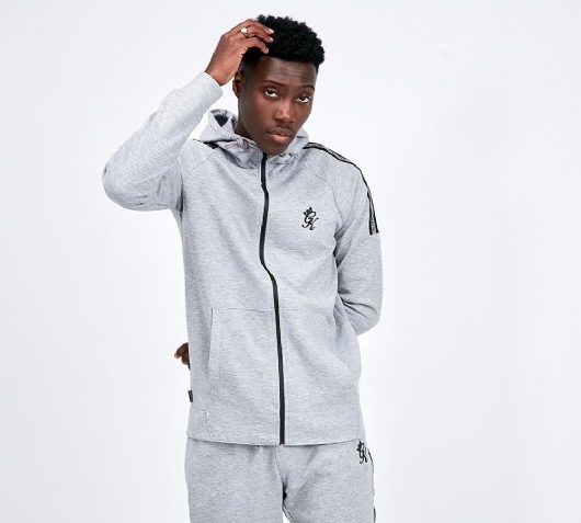 grey gym king hoodie