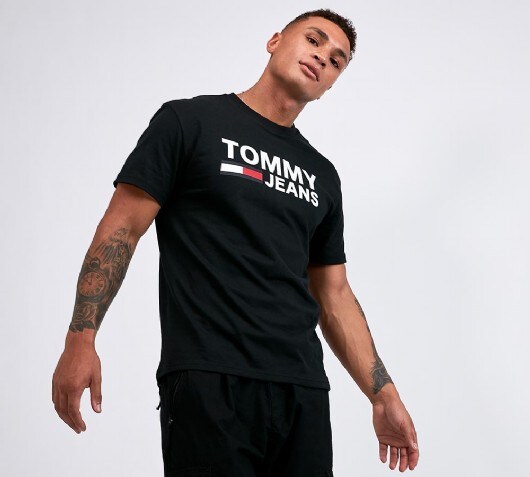 tommy jeans classic logo t shirt