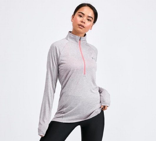 Womens Tech Twist 1/2 Zip T-Shirt