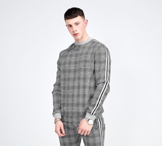 Image of Check Taped Sweatshirt
