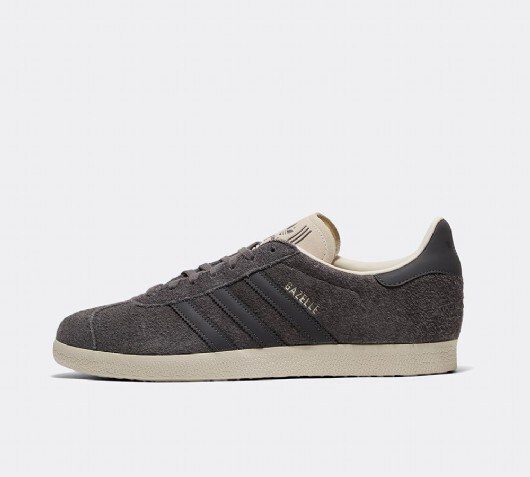 grey adidas gazelle trainers