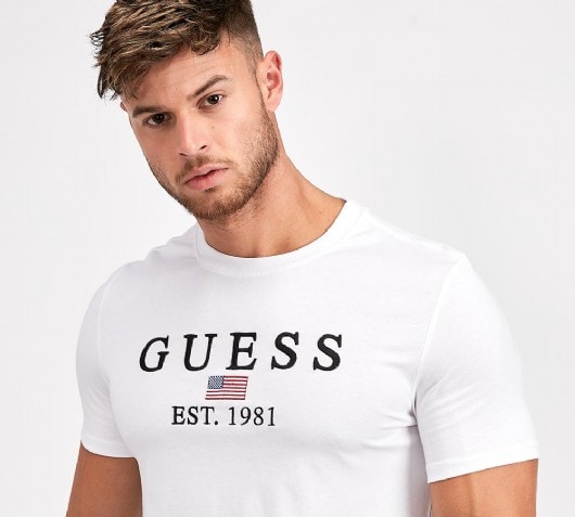 footasylum guess t shirt