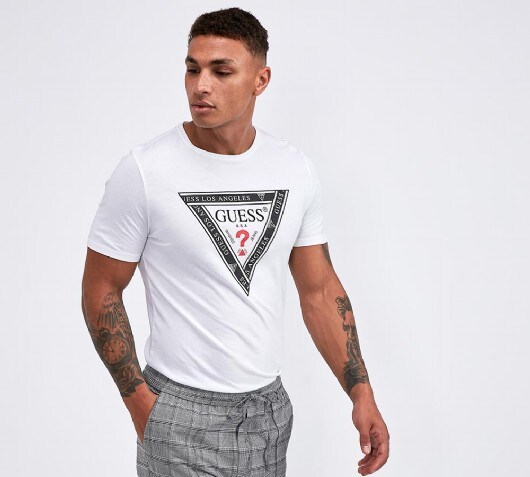 guess slim fit t shirt