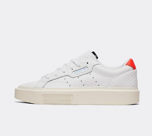 adidas red womens trainers