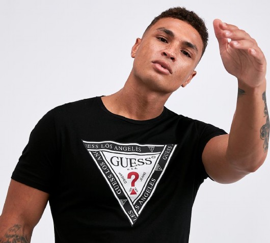 guess slim fit t shirt