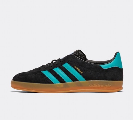 black and aqua gazelle