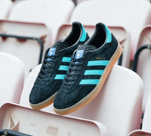 adidas gazelle indoor black aqua