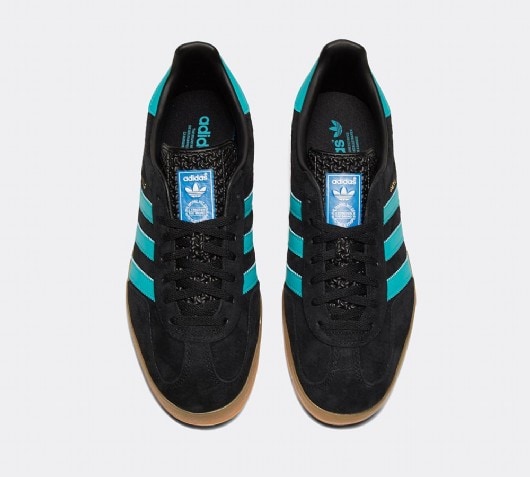 adidas gazelle indoor black aqua