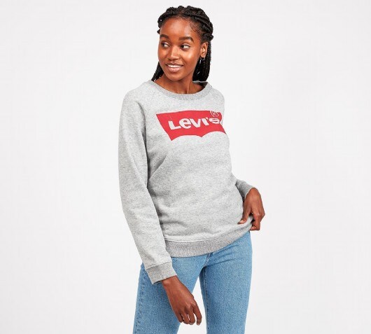 grey levi hoodie womens